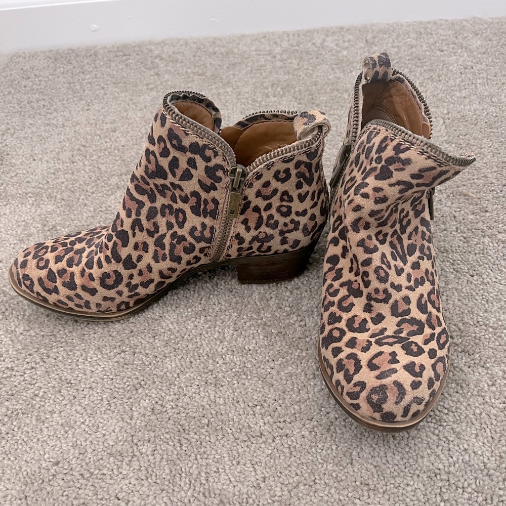 Lucky Brand Basel Bootie Leopard Print